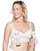 The Dairy Fairy Ayla: Underwire Nursing and Hands-Free Pumping Bra,Medium / 3,Cream