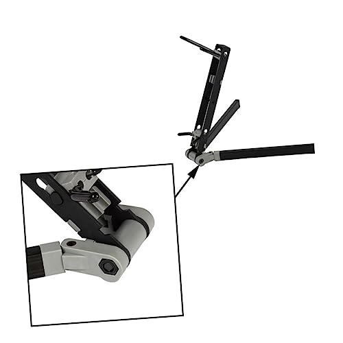 Holibanna Portable Foldable Alto Tenor Saxophone Stand with Backrest Slip Feet and Locking Pin for Secure Support for Musicians the Go