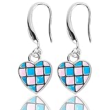 Pink Blue earrings，Mom Wife Gift，Pregnant Women Dress T-Shirt Decorations，Gender Reveal Idea， Baby Shower Party –by ZouYee