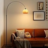 Style nordique avec abat-jour globe en verre : Alliant des lignes métalliques minimalistes à un abat-jour globe en verre, cette lampe apporte une touche d'élégance à tout décor. L'abat-jour diffuse délicatement la lumière pour réduire l'éblouissement et la fatigue oculaire, créant une ambiance chaleureuse et accueillante.