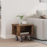 Espace de rangement polyvalent Ce meuble TV en bois robuste d'aspect bois vieilli mesure 37 x 35 x 35 cm (L x l x H) et offre plusieurs compartiments pour ranger les appareils électroniques et les accessoires. Idéal pour les télécommandes, les jeux et les appareils multimédias, il crée de l'ordre dans n'importe quelle pièce.