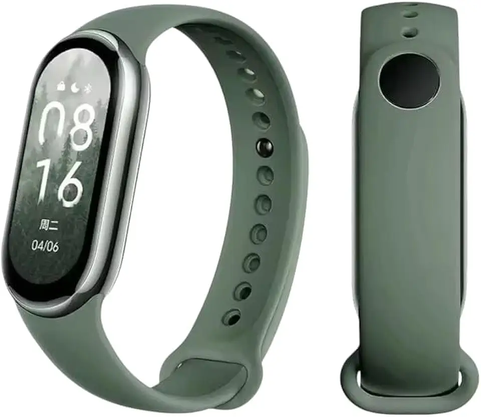 Pulseira De Silicone Para Smartwatch Compatível Mi Band 8/9/10