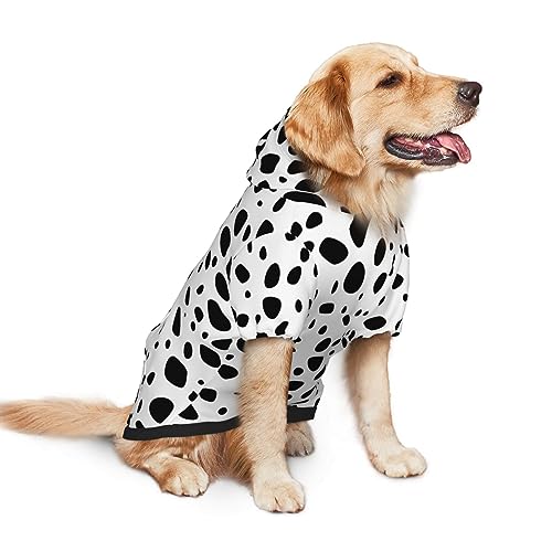 Zfyipok DALMACLTH07-DOG5 Cute Dalmatian Dog Costume, Animal Dalmatian Print Pet Clothes thumb #1