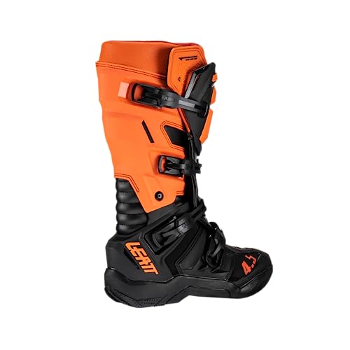 BOTA LEATT 4.5 - LARANJA PRETO- 12