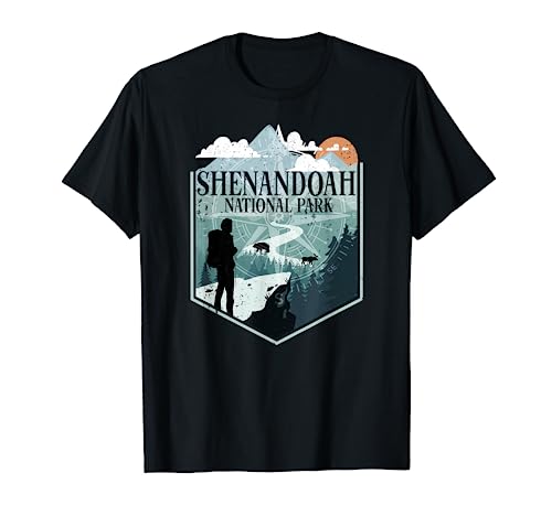 parc national de shenandoah virginie randonnée camping montagnes T-Shirt