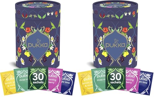 Pukka Tisane Favourites Collection, Confezione Regalo Tisane Biologiche Pukka più