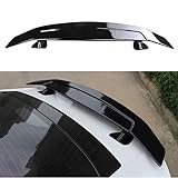 ➤【Premium-Material】Unser Spoiler besteht aus hochwertigem ABS/Kohlefasermaterial. Es ist eine hohe Wärmefestigkeit, gute Zähigkeit und nicht leicht zu verformen, hohe Festigkeit, leichtes Gewicht. Bei extremen Wetterbedingungen ist es nicht leicht zu verformen.
