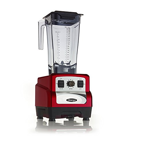 Omega Juicers 3 Peak HP Blender 64 oz Red