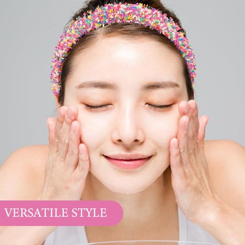 Baluue Embelezado Bandana Larga Moda Bandana Estilo Feminino Bandana Lavagem Do Rosto Headpiece