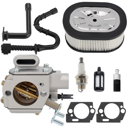 KimiClipigx 1128 120 0629 Carburetor & 0000 120 1653 Air Filter for Stihl MS461/MS460