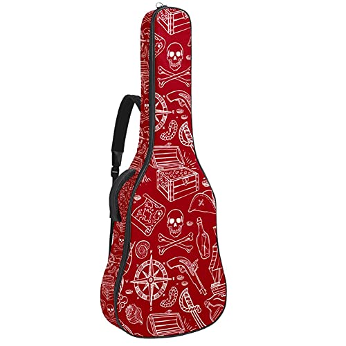 Sac à dos pour guitare acoustique rembourré antichoc housse guitare folk 106cm