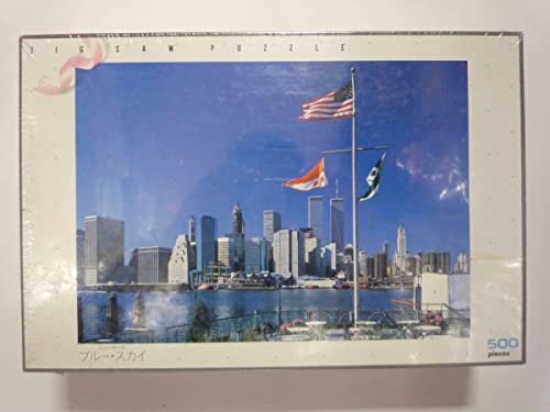 当時物 テンヨー 500ピース ジグソーパズル ニューヨーク ブルー スカイ 海外 風景