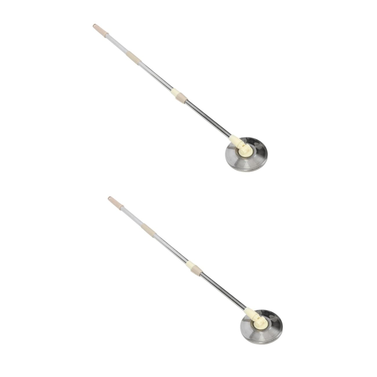Beaupretty 2 Pièces Accessoires De Tige De Vadrouille Manche De Remplacement De Vadrouille Tourne Poignée De Poteau De Vadrouille Tête De Remplacement De Vadrouille Pôle De Vadrouille