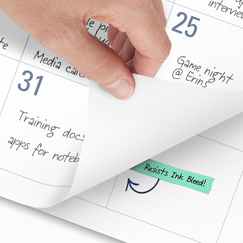 Image of AT-A-GLANCE Desk Calendar 2026-2027 Planning Pad, Academic 12-Month July-June, Monthly, 21-3 /4 inch x 17 inch Standard, Easy-to-Read, Unruled Daily Blocks (SKLPAY32), White
