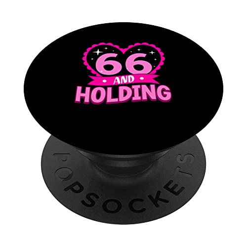 66 y celebración de regalo de cumpleaños 66 para su sexagésimo sexto cumpleaños PopSockets PopGrip Intercambiable