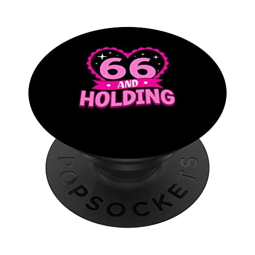 66 y celebración de regalo de cumpleaños 66 para su sexagésimo sexto cumpleaños PopSockets PopGrip Intercambiable