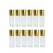 Mydio 24 Pack 5 ml Glass Essential Oil Roller Bottles and Gold Caps Perfume Roller Bottles,Set of 24