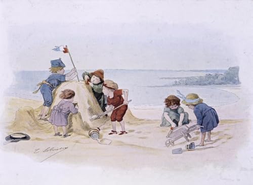 Tableau Jeux d'enfants Timoléon Marie Lobrichon - Impression d'art vintage 60x90cm
