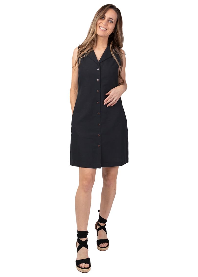 Robe courte col tailleur noire Celine anti-froissement chic