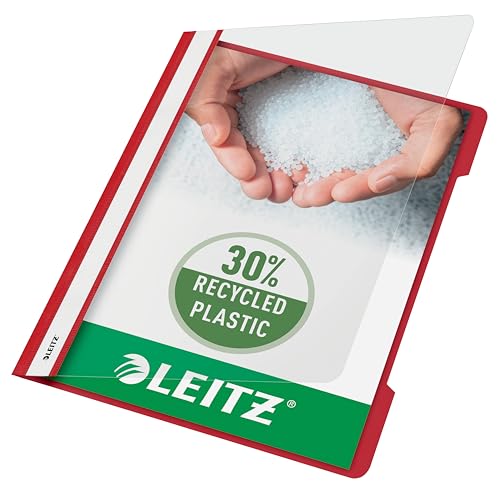 Leitz A4 Standard Schnellhefter, 25er Pack, 30% Pre-Consumer...