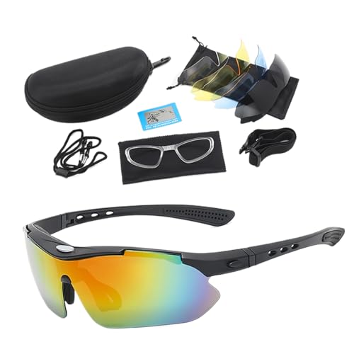 Gafas de ciclismo para hombre con lentes de sol intercambiables polarizadas