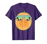 Cool Cantaloupe Melon With Sunglasses T-Shirt