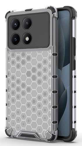 Image of Glasgow Back Case Cover Compatible with [ Poco X6 Pro 5G ] (Stylish Design) - Transparent