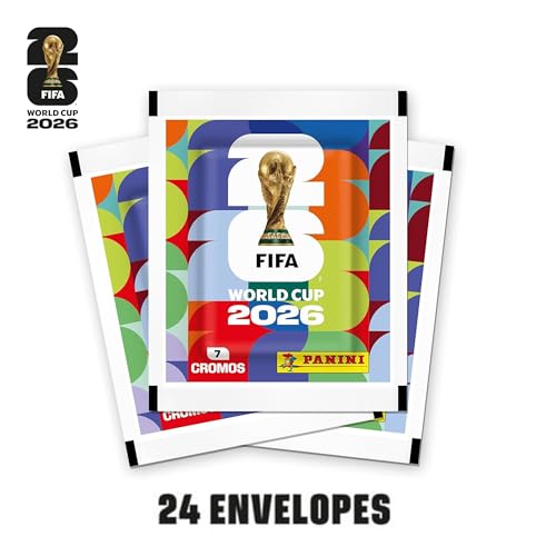 Copa do Mundo FIFA 2026™ Kit com 24 Envelopes de Figurinhas + Car...