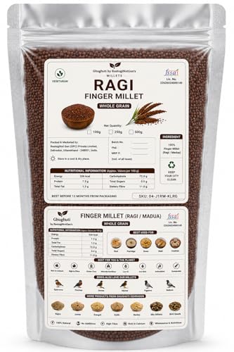 Image of Ghughuti by RastogiNxt Gen's Millet Whole Grains, Vegetarian (100g, 250g, 500g) | Produce of India (Ragi)