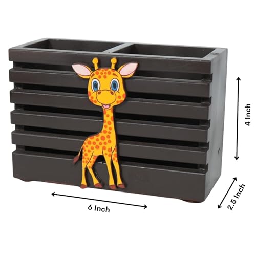 Image of Decorative Embossed Design Pencil and Pen Stand | Desk Organizer for Stationery Storage | Suitable for Office Desk, Study Table, Home and Workspace Use (Design 18)