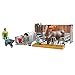 Bruder 62611 bworld Cow and Calf barn with Farmer