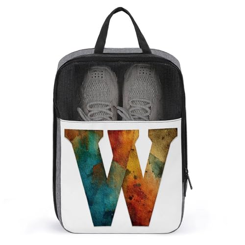 Best Shoes for Letter Carriers: Top Picks & Reviews 14 Capital Letter W Colorful Shoe Bag for Travel Daily Use Anti-dust Storage Carrier Golf Shoe Pouch
