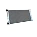 Aluminium Radiator Compatible for VW Golf MK1/2 MK1 MK2 GTI/Scirocco Compatible for Jetta 1.6L 1.7L 1.8L L4 MT 1986-1992 1987 1988 1989 1990