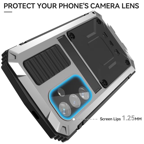 Coque Samsung S25 blindée 3 couches aluminium protection écran intégrée anti-rayures