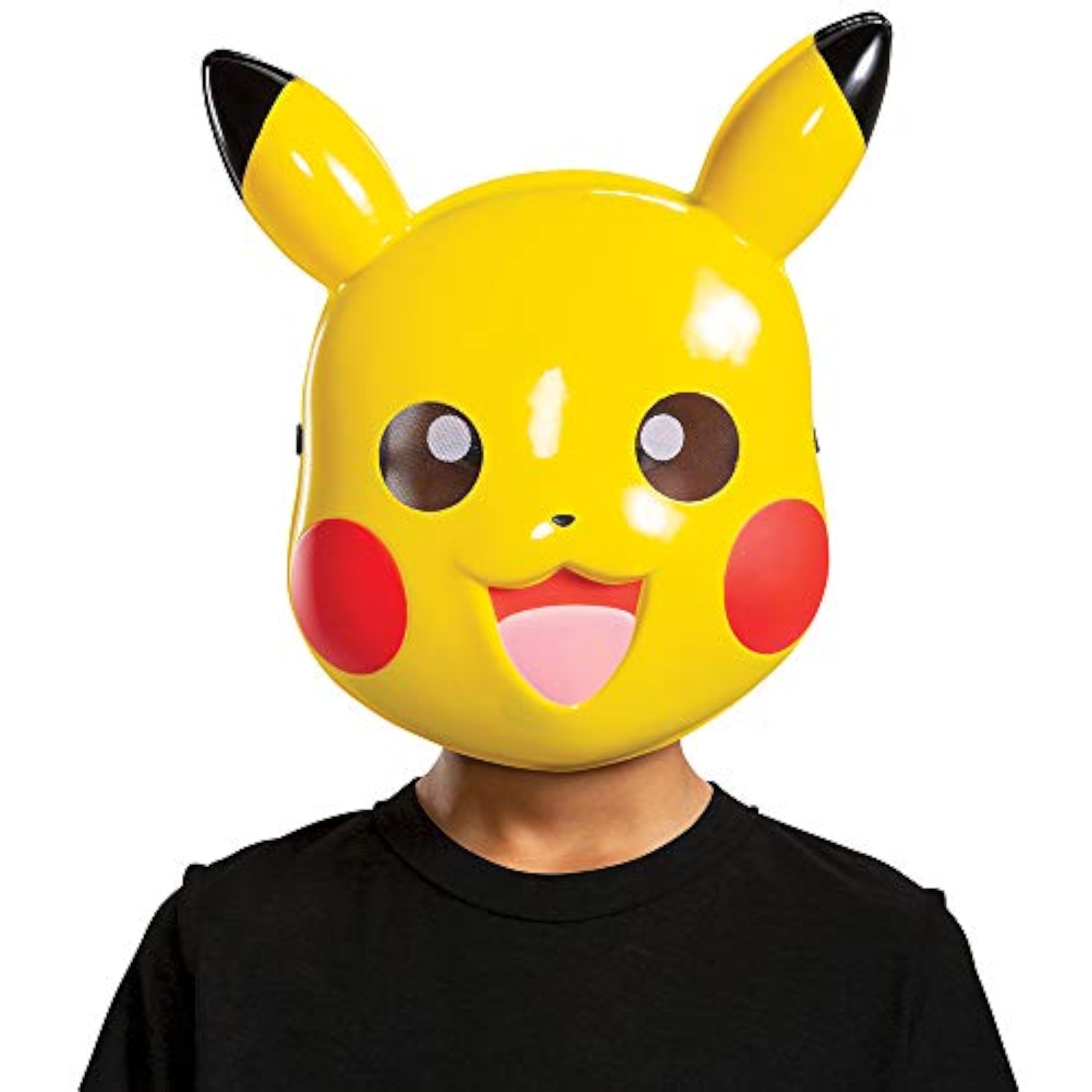 Disguise Pokemon, accesorio Máscara de Pikachu de Pokémon, con licencia oficial, ajuste cómodo y diseño detallado, talla única para niño