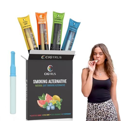 Cigtrus Quit Smoking Aid – Natural Smokeless Inhaler – Non-Electric,