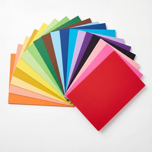 Papier Transparent Coloré A4, 38 Feuilles, 19 Couleurs, 120g/m², Papier Calque pour Loisirs...