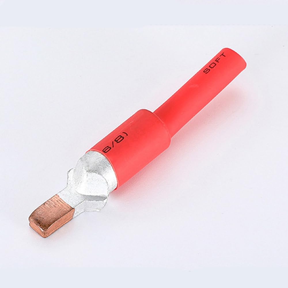 Gaine thermorétractable 3:1 pour isolation de fils électriques (rouge, 3,8 cm - 31,75 mm)