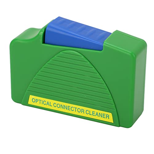 Reiniger für Optische Steckverbinder, Faserreiniger, Glasfaser-Reinigungsbox SC FC ST LC Endfläche, Hervorragende Reinigungswirkung, Schlagfest, Kratzfest, Im Taschenformat,