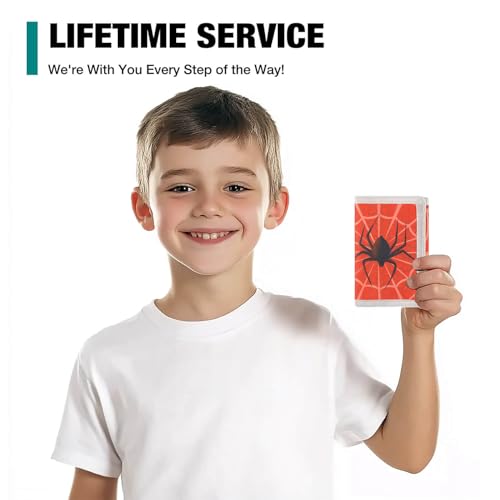 Image of Spider Kids Wallet for Boys & Man, Little Boys Wallet for Kids, Toddler Wallets for Boy with Magic Sticker, RFID Novelty Wallets with Coin Pocket Gifts for Kids