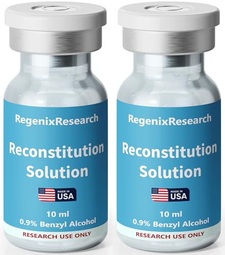 RegenixResearch Laboratory Dilution Solvent - Ultra-Pure & USA-Made - 2 Pack (10 ml) - Research Use Only