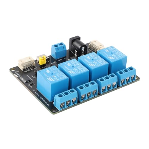 Module de relais I2C à 4 canaux avec isolation optocoupleur anti-interférence 5V