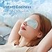 CROUVM Hydrogel Self Cooling Eye Masks, Cold Compress Eye Patches for Puffy Eyes, Fast Relief for Screen Fatigue & Eye Strain, Travel Ready Gel Eye Masks, 10 Pack Individually Wrapped