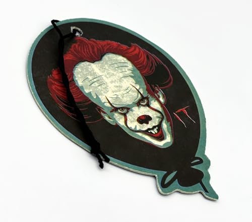 Image of Elektroplate Officially Licensed IT Pennywise Automotive Air Fresheners for Vehicles | Midnight Chiller Scent (12-Pack) | Made in the USA