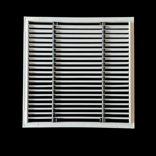 Image of Aluminium Powder Coated liner Grill, Grill for duct,ac jali, hvac, ventilation grill, home grill, ac louver grill,Return Air Grill for Wall, Sidewall and Ceiling (WHITE, 12 inch*12 inch)