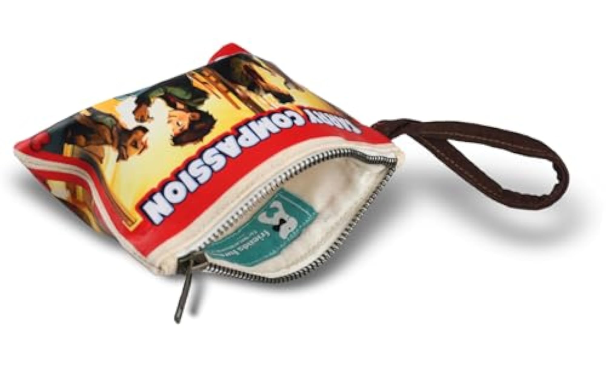 Inspirational Dog Design Zipper Pouches, Coining Courage