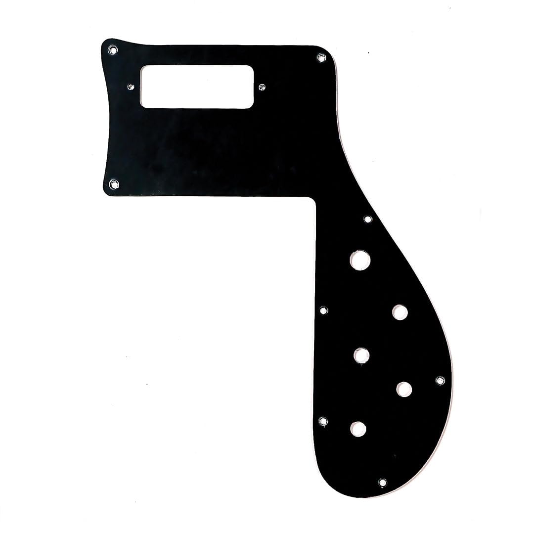 Allparts Pickguard for Rickenbacker Bass 4001 1973 or Earlier 1-Piece 1-Ply Black
