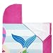 Bavilk Lovely Mermaid 100% Cotton Children Beach Towel Hooded Poncho Swim Bath Towel