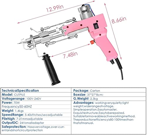 Pistolet à touffeter les tapis machine à tisser électrique - 3