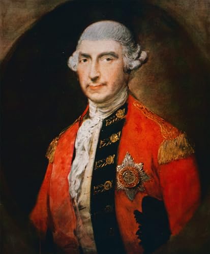 Toile Gainsborough Sir Jeffery Amherst pour habiller un mur vide de grand salon